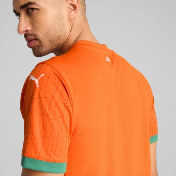 Maillot Côte d'Ivoire Domicile Homme 2025 Orange - Image 5