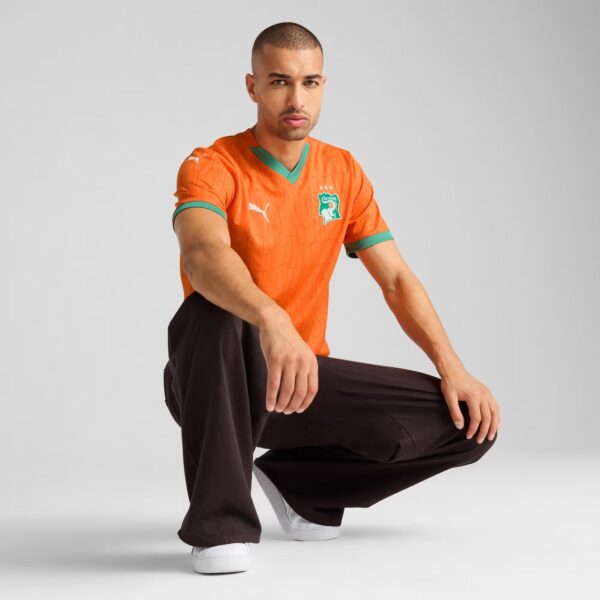Maillot Côte d'Ivoire Domicile Homme 2025 Orange - Image 8