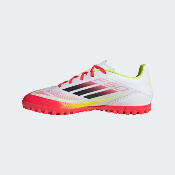 Crampons Adidas F50 Club Turf Stabilisés 2025 Blanc - Image 2