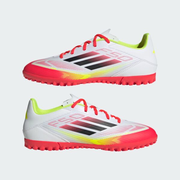 Crampons Adidas F50 Club Turf Stabilisés 2025 Blanc - Image 6