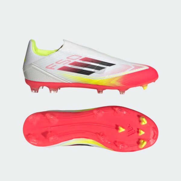 Crampons Adidas F50 League FG/MG LL Blanc - Image 13