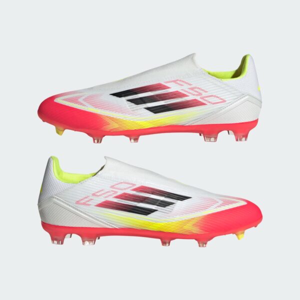 Crampons Adidas F50 League FG/MG LL Blanc - Image 7