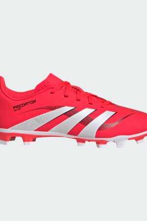 Crampons Adidas Predator Club FG/MG Junior Rouge