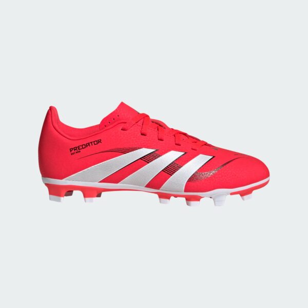 Crampons Adidas Predator Club FG/MG Junior Rouge