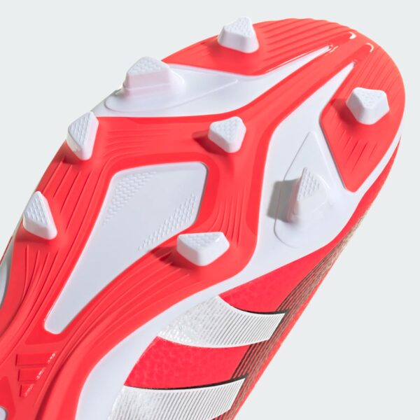 Crampons Adidas Predator Club FG/MG Junior Rouge - Image 3