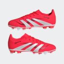 Crampons Adidas Predator Club FG/MG Junior Rouge