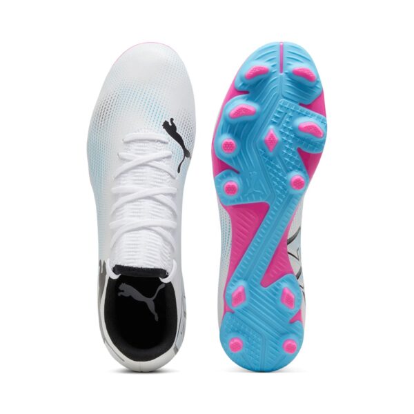 Crampons Puma Future 7 Play FG/AG Adulte Blanc - Image 5