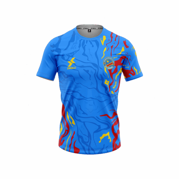Maillot R.D. Congo Dkali Homme 2024/25 Bleu