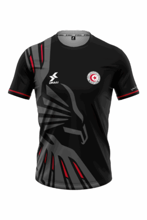 Maillot Tunisie Dkali Homme 2024/25 Noir