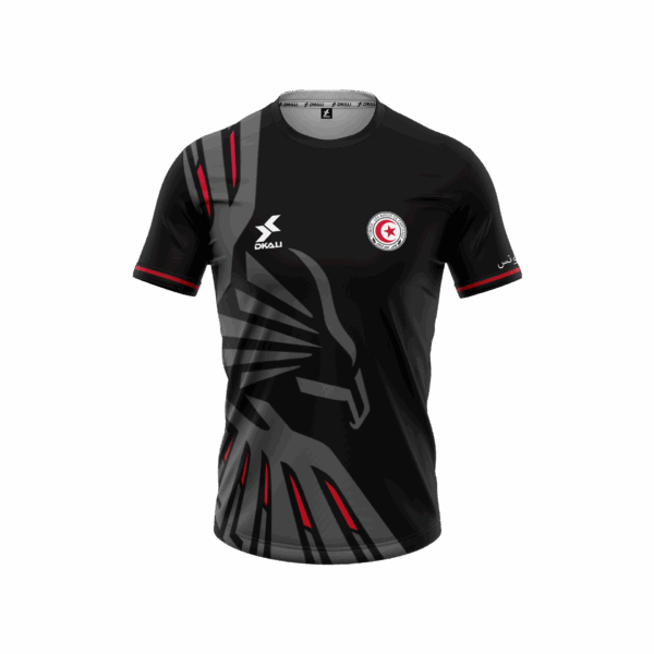 Maillot Tunisie Dkali Homme 2024/25 Noir