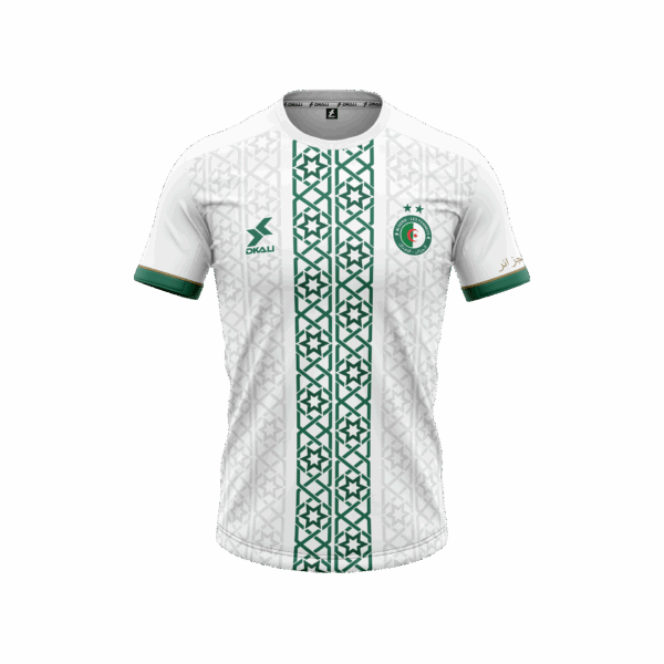 Maillot Algérie Dkali Homme 2024/25 Blanc