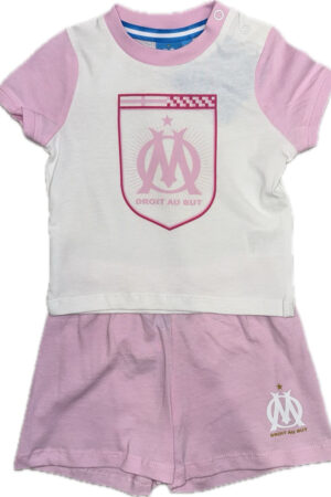 Ensemble Kit T-shirt Short OM Fan Bébé Rose 2025