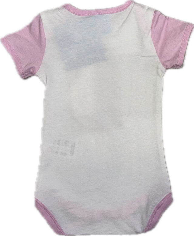 Ensemble Set Body + Bavoir OM Bébé 2025 Rose - Image 2