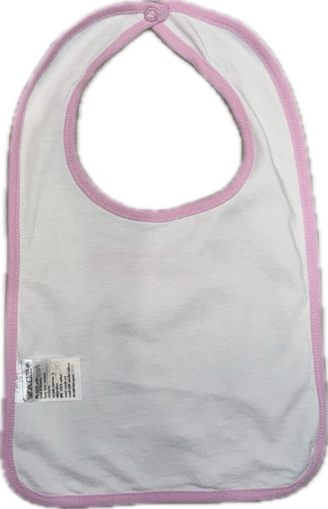 Ensemble Set Body + Bavoir OM Bébé 2025 Rose - Image 3