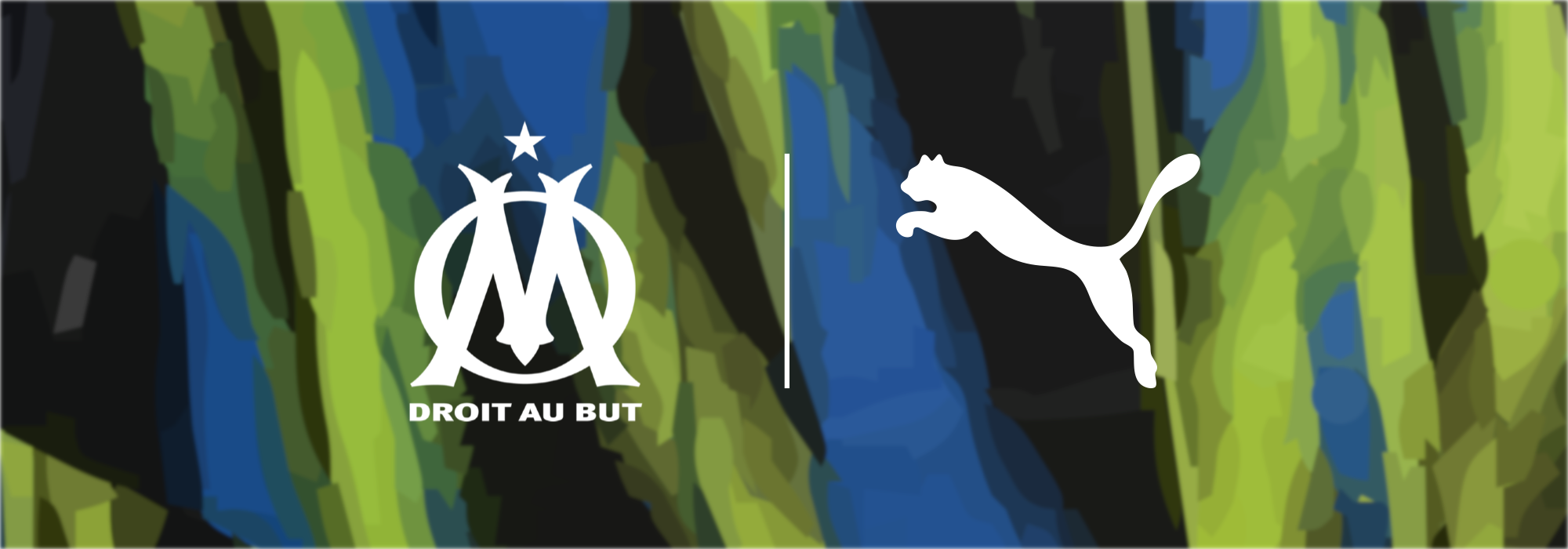 Maillot OM Faster Training Adulte 2025 Bleu/Vert