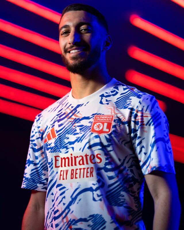 Maillot Olympique Lyonnais Pre-match Homme 2024/25 Blanc - Image 8