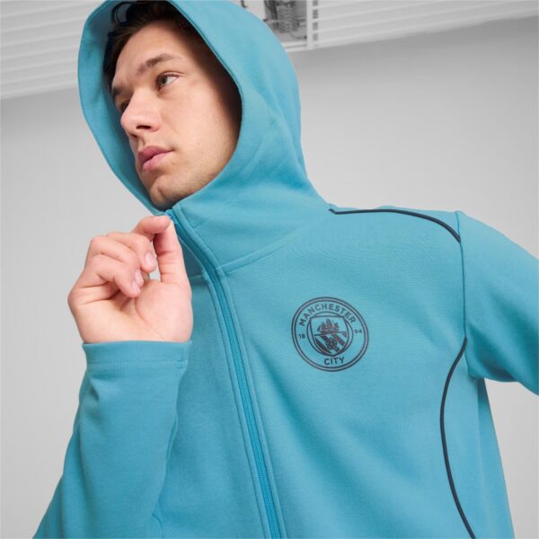 Veste à Capuche Manchester City Casuals Homme 2024/25 Bleu - Image 3