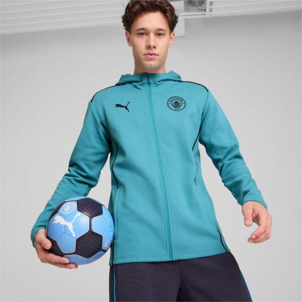 Veste à Capuche Manchester City Casuals Homme 2024/25 Bleu - Image 2