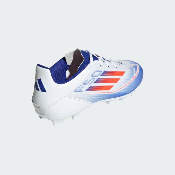 Crampons Adidas F50 Club FxG Adulte Blanc - Image 4