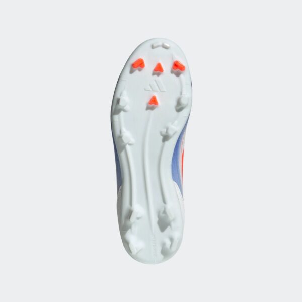 Crampons Adidas F50 League FG/MG LL Junior Blanc - Image 6