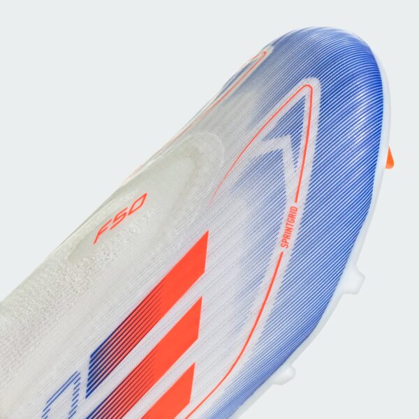 Crampons Adidas F50 League FG/MG LL Junior Blanc - Image 5