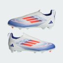 Crampons Adidas F50 League FG/MG LL Junior Blanc