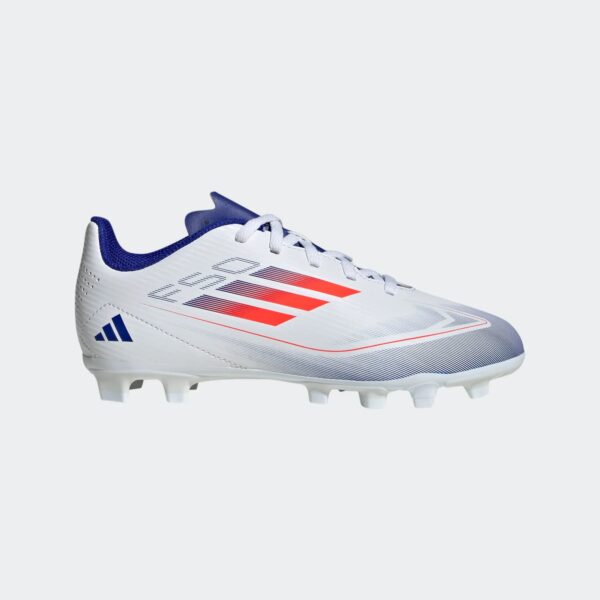 Crampons Adidas F50 Club FxG Junior Blanc