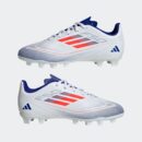 Crampons Adidas F50 Club FxG Junior Blanc