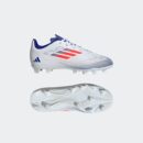 Crampons Adidas F50 Club FxG Junior Blanc