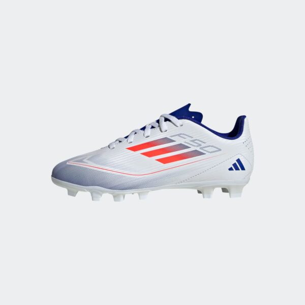 Crampons Adidas F50 Club FxG Junior Blanc - Image 11