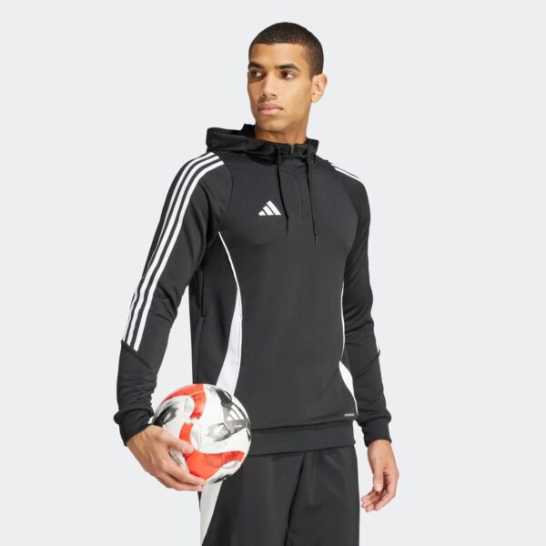 Sweat à Capuche Adidas Tiro 24 Homme Noir - Image 6