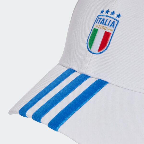 Casquette Italie Adidas Fan 2024/25 Blanc - Image 2