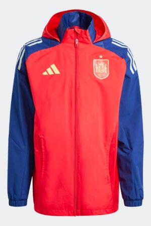 Veste Espagne All Weather Tiro 24 Homme 2024/25 Rouge