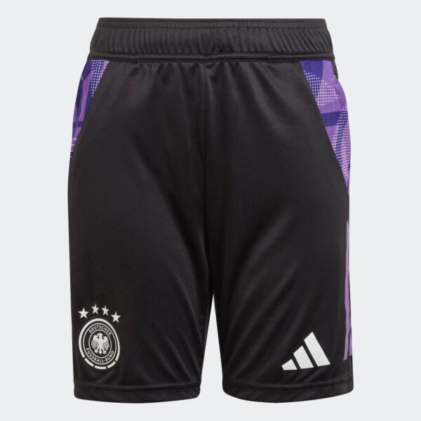 Short Allemagne Training Tiro 24 Competition Junior 2024/25 Noir