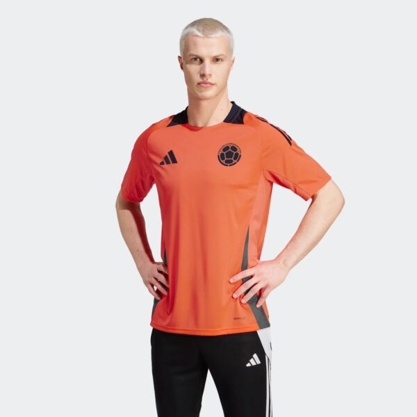 Maillot Colombie Training Tiro 24 Homme 2024/25 Orange - Image 2
