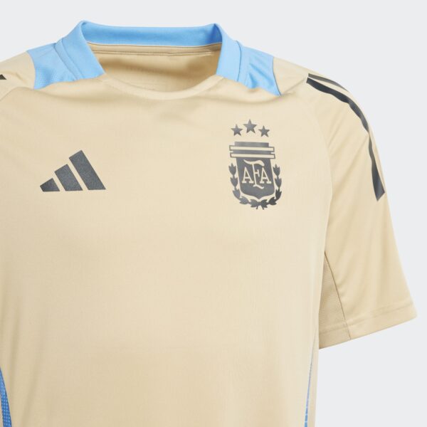 Maillot Argentine Training Tiro 24 Junior 2024/25 Or - Image 3