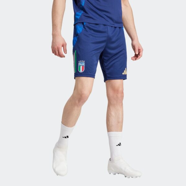 Short Italie Training Tiro 24 Competition Homme 2024/25 Bleu - Image 2