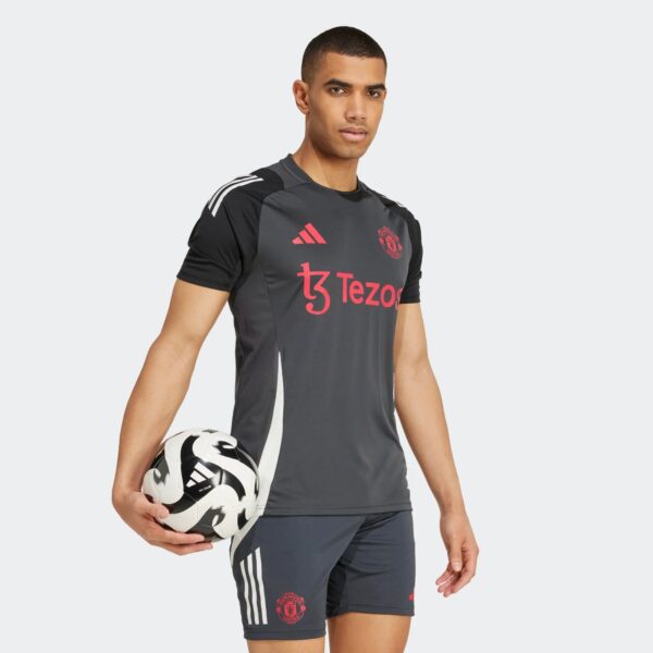 Maillot Manchester United Training Tiro 24 Homme 2024/25 Noir - Image 7