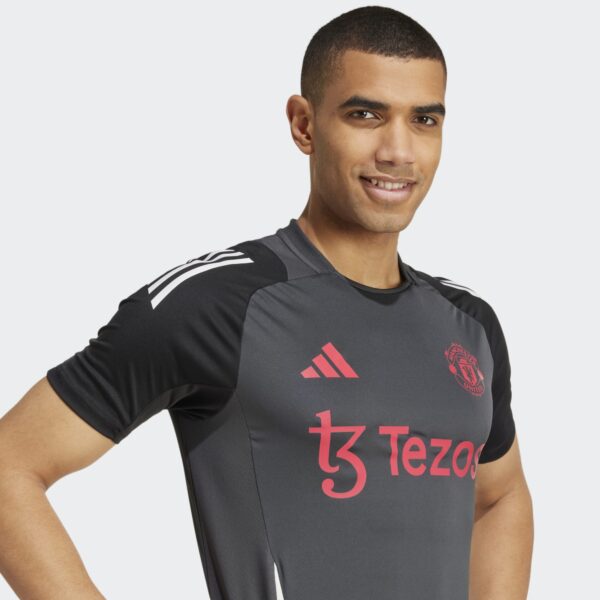Maillot Manchester United Training Tiro 24 Homme 2024/25 Noir - Image 3