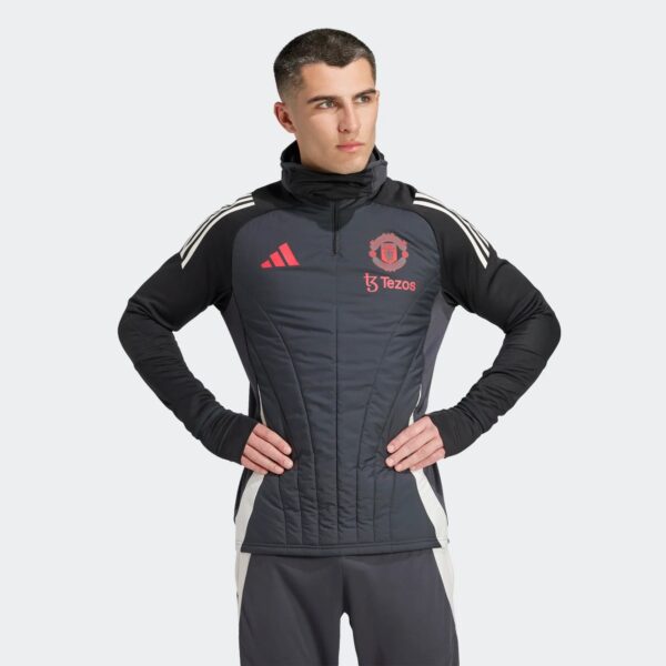 Top Manchester United Training Winter Tiro 24 Homme 2024/25 Noir - Image 3