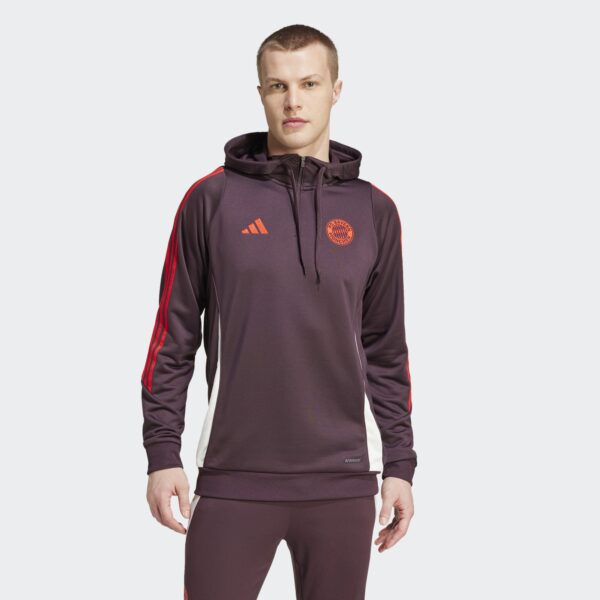 Sweat à Capuche Bayern Munich Training Tiro 24 Homme 2024/25 Rouge - Image 2