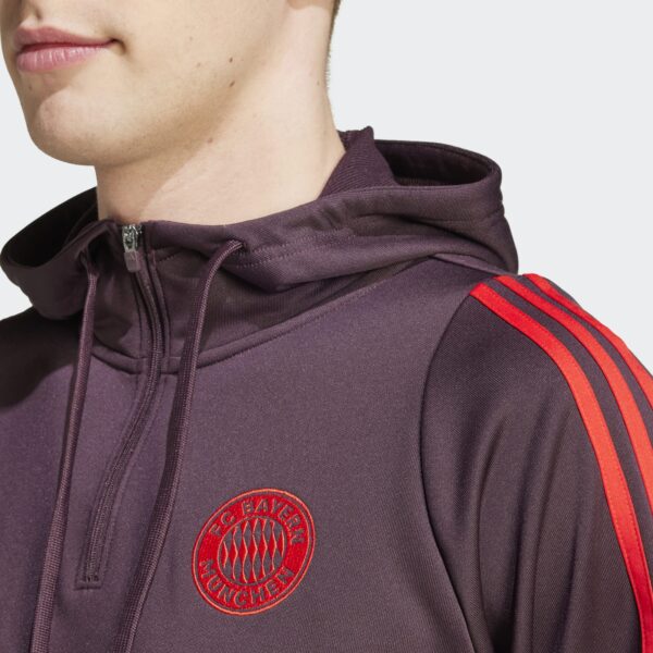 Sweat à Capuche Bayern Munich Training Tiro 24 Homme 2024/25 Rouge - Image 3