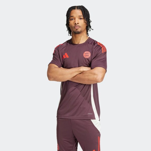 Maillot Bayern Munich Training Tiro 24 Homme 2024/25 Rouge - Image 2