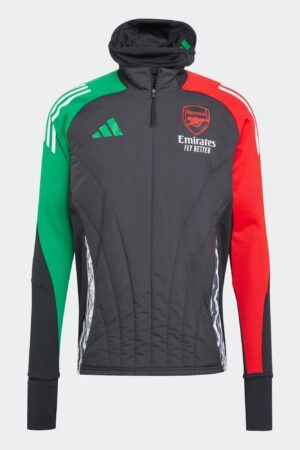 Top Arsenal Training Winter Tiro 24 Homme 2024/25 Noir