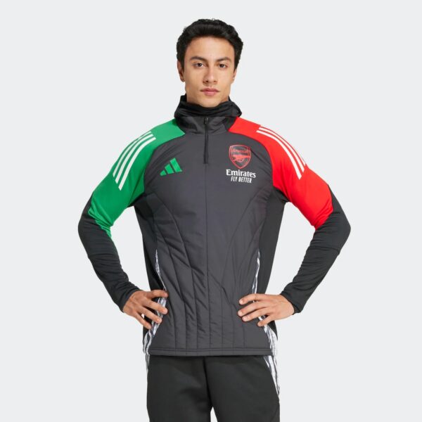 Top Arsenal Training Winter Tiro 24 Homme 2024/25 Noir - Image 3