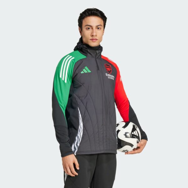 Top Arsenal Training Winter Tiro 24 Homme 2024/25 Noir - Image 6