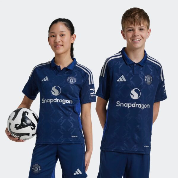 Maillot Manchester United Extérieur Junior 2024/25 Bleu - Image 2