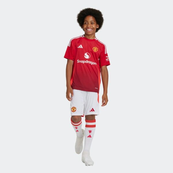 Short Manchester United Domicile Junior 2024/25 Blanc - Image 8