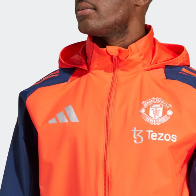 Veste Manchester United All Weather Tiro 24 Homme 2024/25 Rouge - Image 3