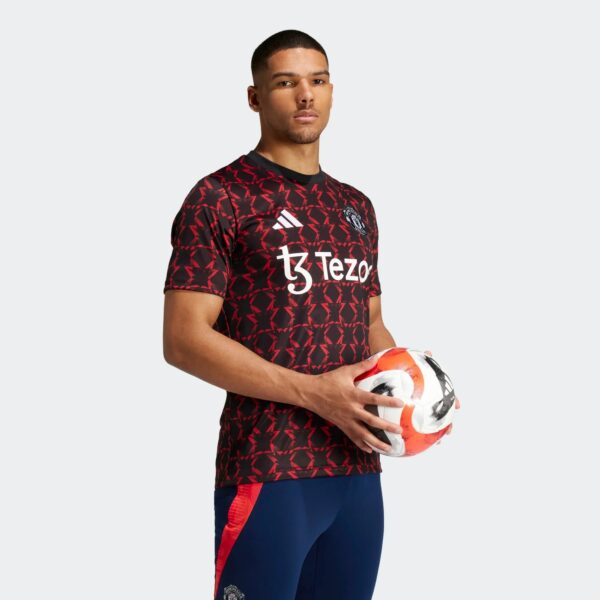 Maillot Manchester United Pre-match Homme 2024/25 Rouge - Image 7